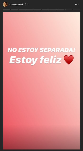 La modelo aclaró que no