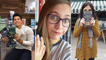 Fotos de libros con un