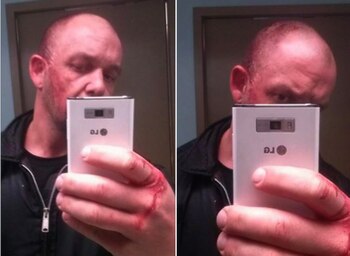 Así se fotografió Warren tras