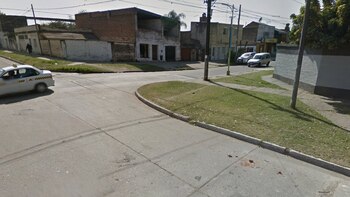 La zona donde ocurrió el