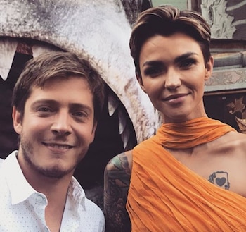 Gastón Dalmau junto a la reconocida DJ y modelo internacional Ruby Rose