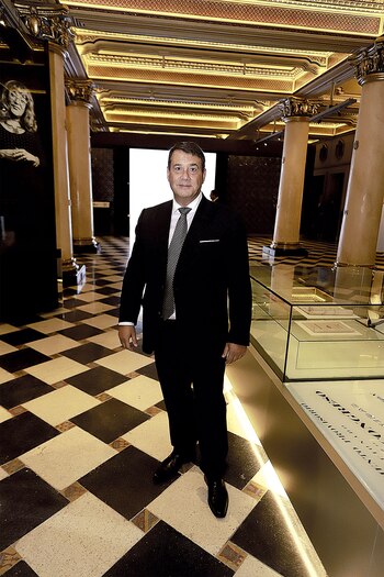 Guillermo Whpei, presidente para Latinoamérica de la FIHRM (Sigla en inglés de la Federación Internacional de Museos de los Derechos Humanos). Foto: Gentileza Fundación para la Democracia.