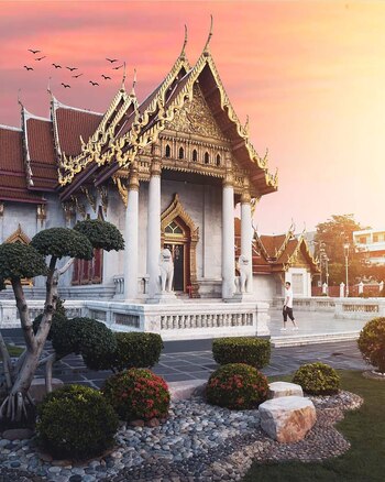 La arquitectura histórica de Bangkok