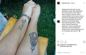 El mensaje de Majo Riera