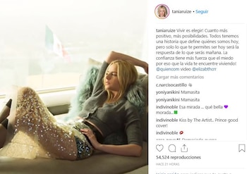 El mensaje de Tania Ruiz