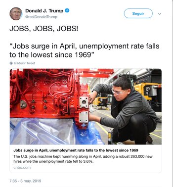 Trump se enfoca en los