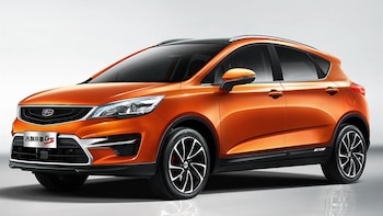 El GS de Geely tiene un atractivo diseño.