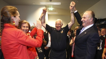 Luis Aragonés fue el entrenador de la España que fue campeona de Europa en 2008 (AFP)