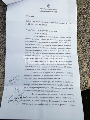 El bozal legal que la