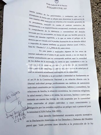 El bozal legal que la