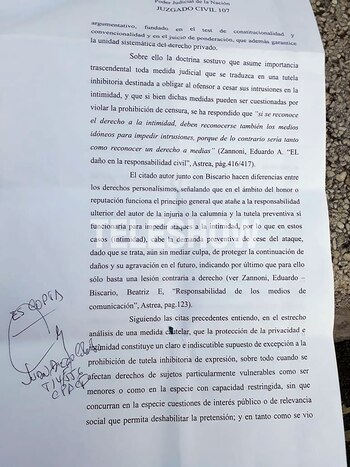 El bozal legal que la