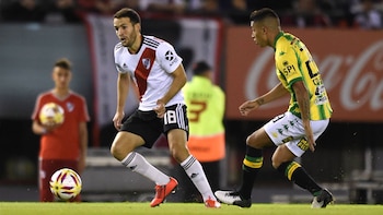 Mayada fue titular en River