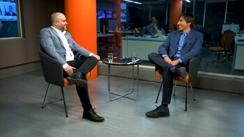 Santos en los estudios de Infobae