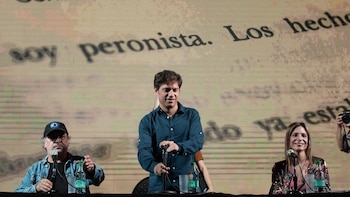 Axel Kicillof estuvo secundado por
