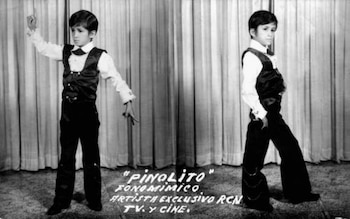 Cuando era niño y se le conocía como “Pinolito”