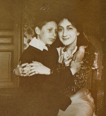 Marguerite Moreno y Georges Schwob