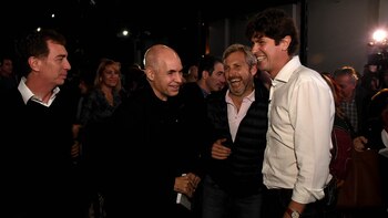 Martín Lousteau junto a Horacio