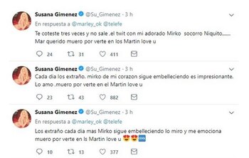 El nuevo blooper de Susana Giménez (Foto: Twitter)