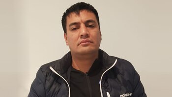 Ruiz Díaz tras ser detenido.