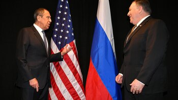 Lavrov y Pompeo, máximos diplomáticos