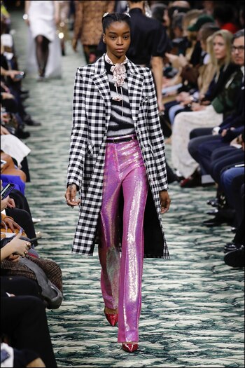 En el desfile de Paco Rabanne,