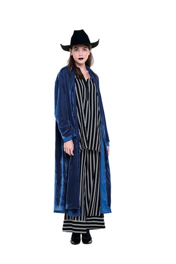 Maxi tapado de terciopelo con