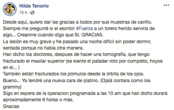 Este fue el primer mensaje