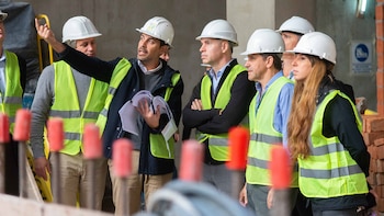 Larreta supervisó las obras junto