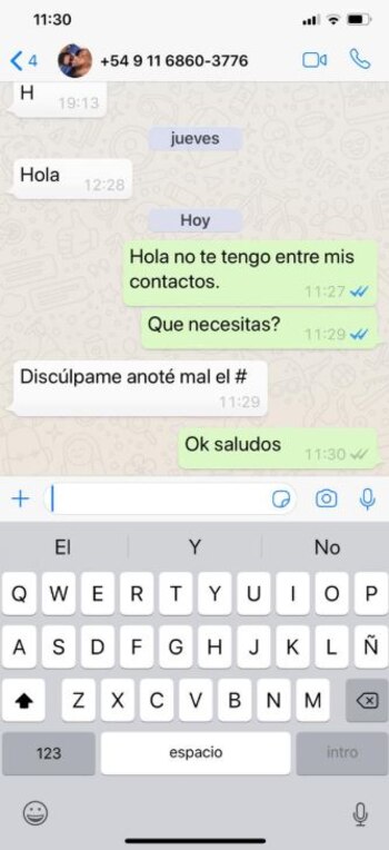 El intercambio entre el joven