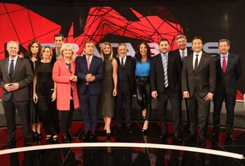 Doman, con el equipo que