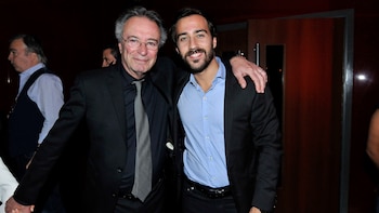 Oscar Martínez y Nicolás Francella