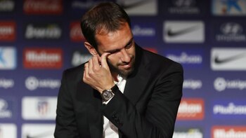 Godín se despidió del Atlético