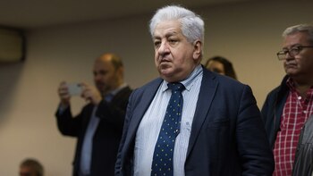 Julio Piumato, presente en el