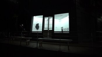 La mira ploteada en la