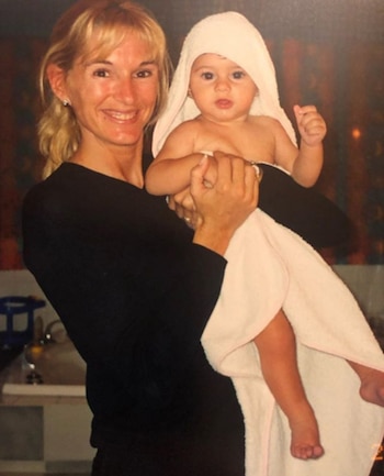 Yanina Latorre con Lola en