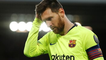 Lionel Messi se lamenta por