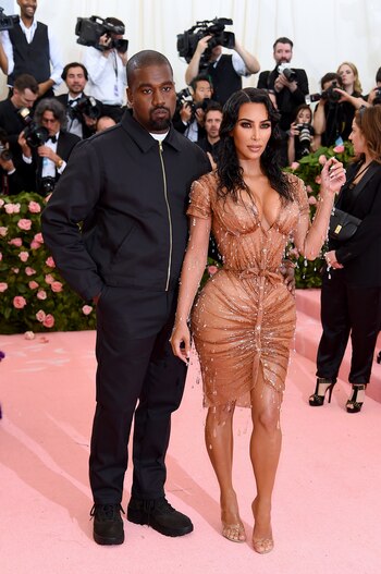 Kanye West y Kim Kardashian,