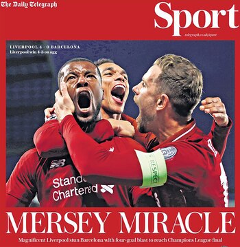 The Daily Telegraph, Inglaterra