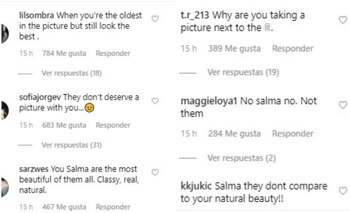 Algunos de los comentarios que