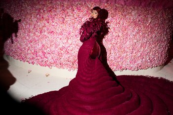 Cardi B en un vestido