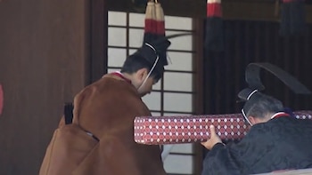 Naruhito ascendió formalmente el 1 de mayo al Trono del Crisantemo (Foto: Captura de video AP)