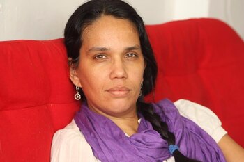 Luz Escobar fue detenida mientras