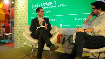 Delgado, en el auditorio de