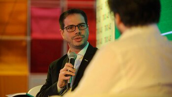 Lucas Delgado, coordinador de educación