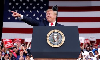 Trump celebró el miércoles un