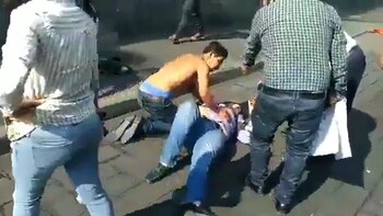 En la grabación de poco