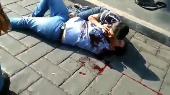 “Mamá, nos acaban de disparar.