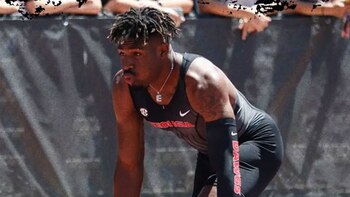 El atleta se clavó una