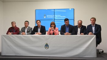Conferencia de prensa de Bullrich