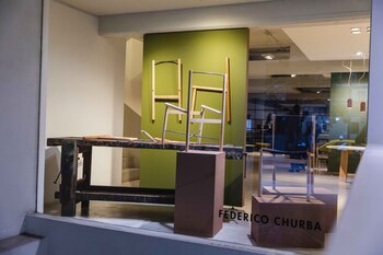 La vidriera del local de